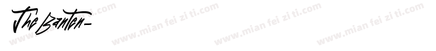 The Banten字体转换